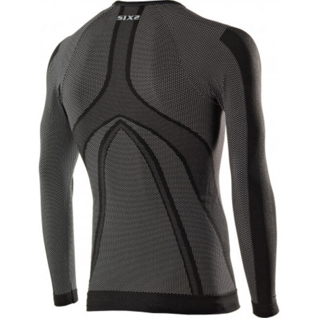 Maglia Termica Moto Black Carbon Six2 Bambino